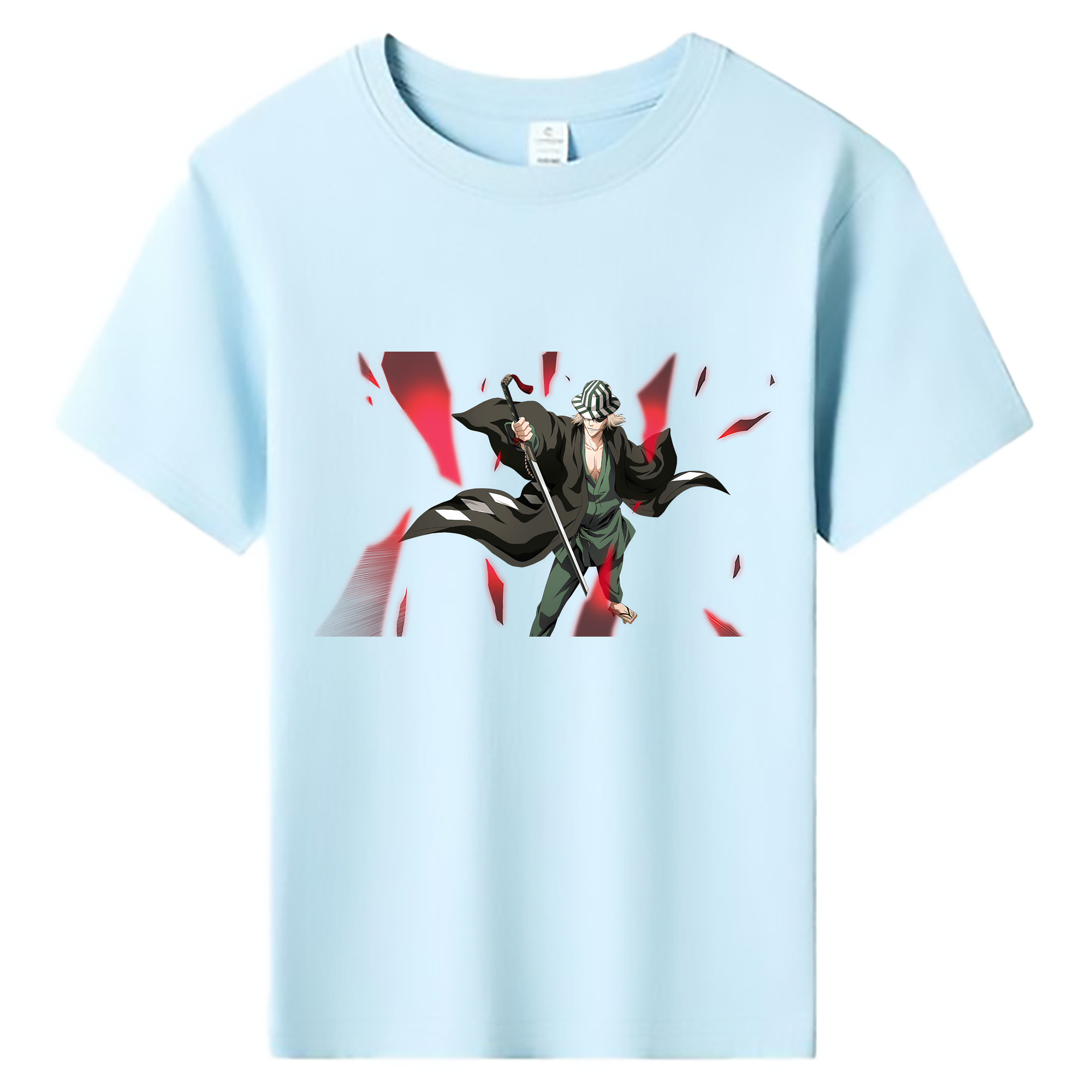 （画像用） "ブリーチ 浦原 喜助（うらはら きすけ） BLEACH Urahara Kisuke " 綿100％キッズTシャツ（フロントプリント）